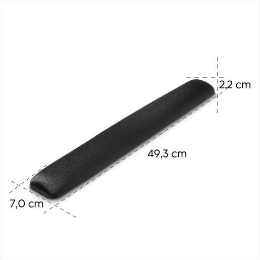 KEYBOARD WRIST REST "ERGO" HAMA Black 126866