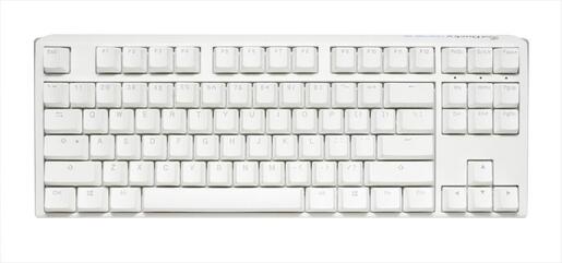 KEYBOARD MECHANICAL DUCKY ONE 3 CLASSIC PURE WHITE RGB TKL PBT Double-shot keycaps HOT-SWAPPABLE Cherry MX Silent Red, DKON2187ST-SUSPDPWWWSC1