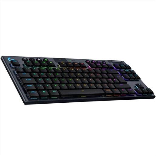 KEYBOARD MECHANICAL LOGITECH G915X LIGHTSPEED TKL WIRELESS RGB GL LINEAR CARBON w/bluetooth 920-012747