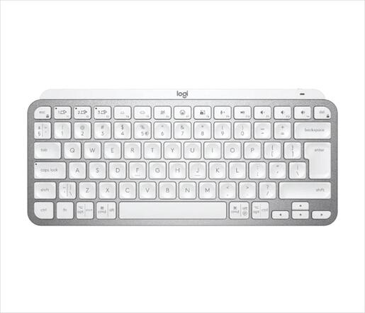 KEYBOARD WIRELESS LOGITECH MX Keys Mini Pale Gray Logi Bolt ready, w/Bluetooth 920-010499