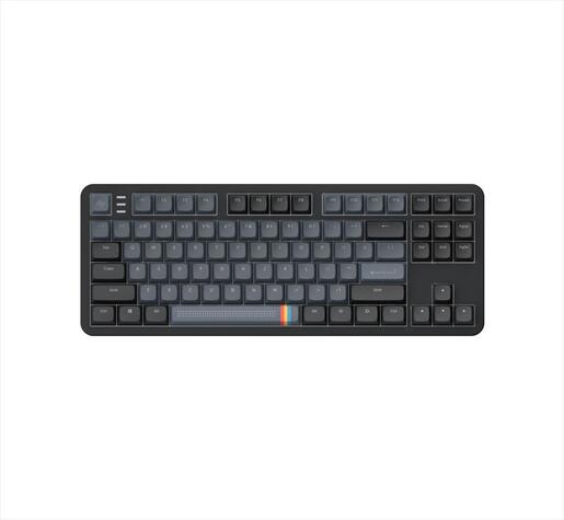 KEYBOARD MECHANICAL DARK PROJECT ALU87A MIDNIGHT TKL HS RGB linear mechanical switches G3ms Zircon, +4 switch +Keycap Language Set ANSI layout