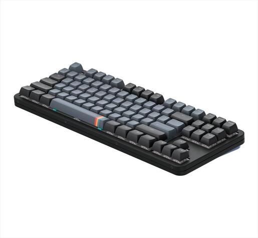 KEYBOARD MECHANICAL DARK PROJECT ALU87A MIDNIGHT TKL HS RGB linear mechanical switches G3ms Zircon, +4 switch +Keycap Language Set ANSI layout