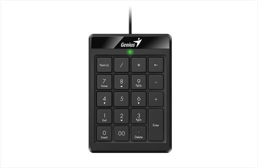 KEYBOARD NUMPAD USB GENUS 110, BLACK