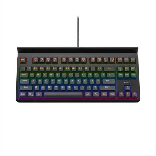 KEYBOARD MECHANICAL NOXO SPECTER, GAMING KEYBOARD TACTILE, USB, RAINBOW BACKLIGHT, TABLET/PHONE HOLDER, CABLE MANAGEMENT GROOVE, BACKLIGHT PRESETS
