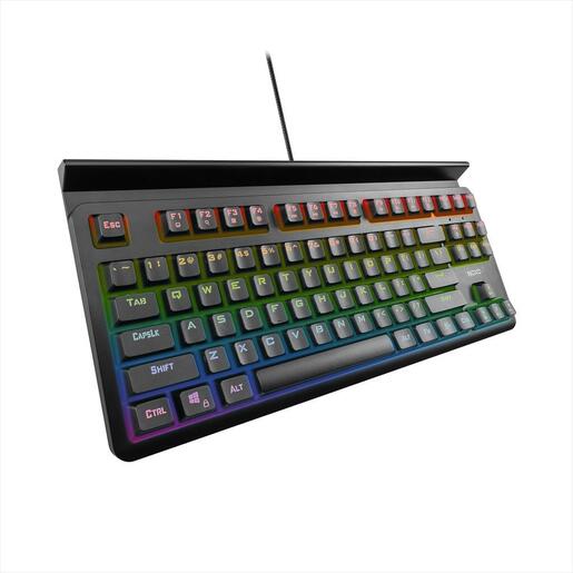 KEYBOARD MECHANICAL NOXO SPECTER, GAMING KEYBOARD TACTILE, USB, RAINBOW BACKLIGHT, TABLET/PHONE HOLDER, CABLE MANAGEMENT GROOVE, BACKLIGHT PRESETS