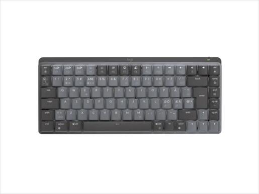 KEYBOARD WIRELESS LOGITECH MX MECHANICAL MINI MINIMALISTIC LINEAR switch Graphite Logi Bolt, w/Bluetooth, 920-010781