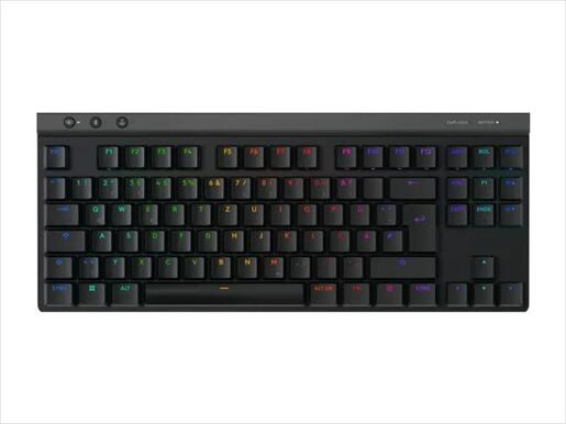 KEYBOARD MECHANICAL LOGITECH G515 TKL LIGHTSPEED WIRELESS RGB GL TACTILE Black w/bluetooth US layout 920-012538
