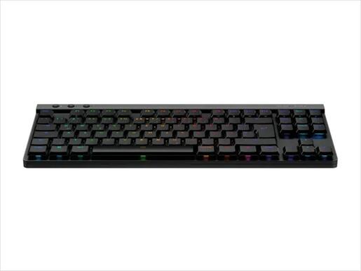 KEYBOARD MECHANICAL LOGITECH G515 TKL LIGHTSPEED WIRELESS RGB GL TACTILE Black w/bluetooth US layout 920-012538