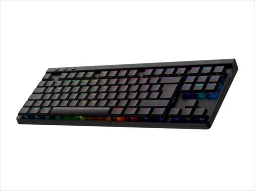 KEYBOARD MECHANICAL LOGITECH G515 TKL LIGHTSPEED WIRELESS RGB GL TACTILE Black w/bluetooth US layout 920-012538
