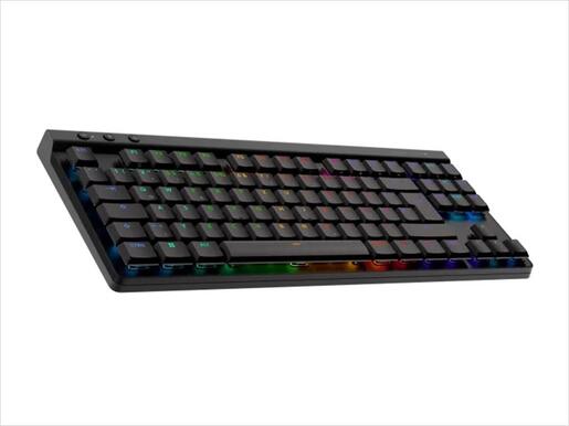 KEYBOARD MECHANICAL LOGITECH G515 TKL LIGHTSPEED WIRELESS RGB GL TACTILE Black w/bluetooth US layout 920-012538