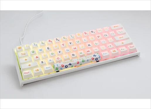 KEYBOARD MECHANICAL DUCKY x SOU. SOU ONE 2 MINI  RGB 60% PBT Double-shot keycaps Cherry MX Brown, White, DKON2061ST-BUSPHWWTS2