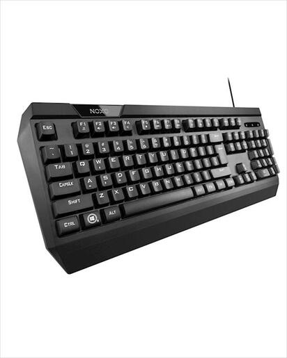 KEYBOARD WIRED USB NOXO ORIGIN, GAMING KEYBOARD, RAINBOW BACKLIGHT, BLACK