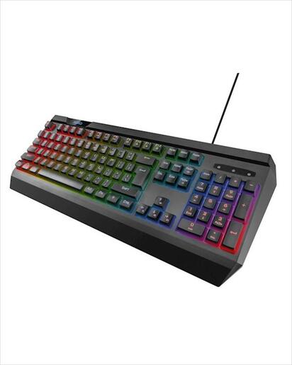 KEYBOARD WIRED USB NOXO ORIGIN, GAMING KEYBOARD, RAINBOW BACKLIGHT, BLACK