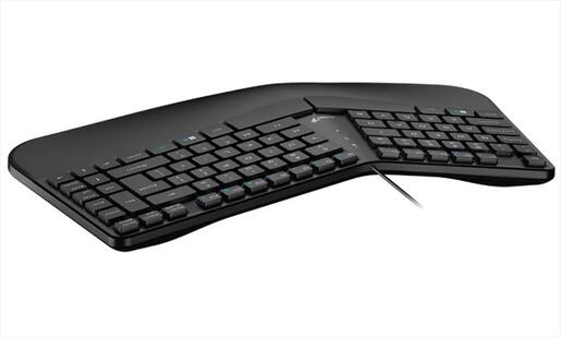 KEYBOARD WIRED USB GENIUS KB-700 ERGONOMIC BLACK