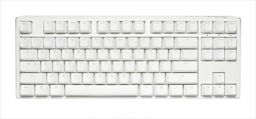 KEYBOARD MECHANICAL DUCKY ONE 3 CLASSIC PURE WHITE RGB TKL PBT Double-shot keycaps HOT-SWAPPABLE Cherry MX Speed Silver, DKON2187ST-PUSPDPWWWSC1