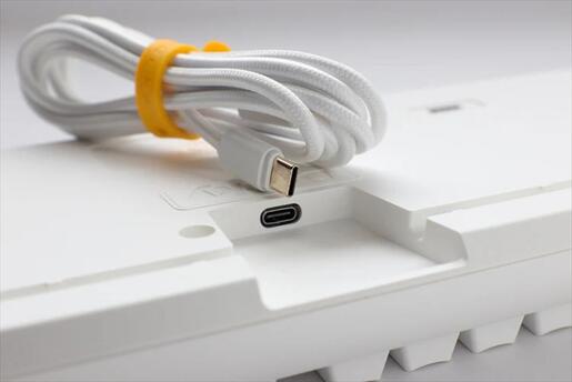 KEYBOARD MECHANICAL DUCKY ONE 3 CLASSIC PURE WHITE RGB TKL PBT Double-shot keycaps HOT-SWAPPABLE Cherry MX Speed Silver, DKON2187ST-PUSPDPWWWSC1