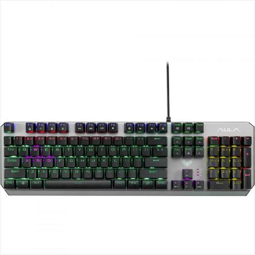 KEYBOARD MECHANICAL AULA DAWNGUARD TACTILE Illuminated Black, 291801
