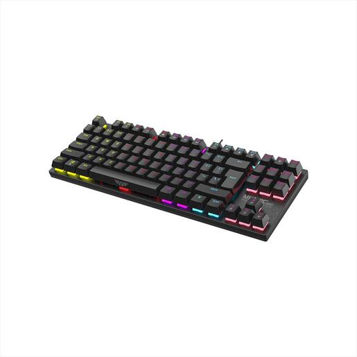 KEYBOARD MECHANICAL ARMAGGEDDON MKA-2C Neo Psychswif Kevlartech keycaps Hotswappable Modular Switch Clicky, LED backlight