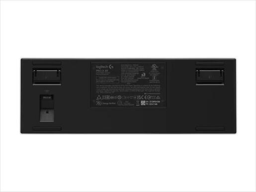KEYBOARD WIRELESS LOGITECH PRO X 60 LIGHTSPEED RGB, 60%, Tactile GX Optical switch, White, w/Bluetooth, 920-011930