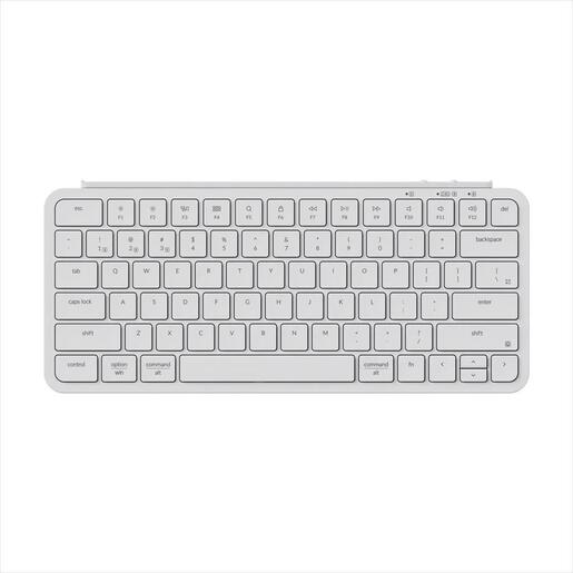 KEYBOARD WIRELESS KEYCHRON B1 PRO ULTRA SLIM Multi-Device (Wired, 2.4Ghz,Bluetooth), Ivory White, B1P-K8