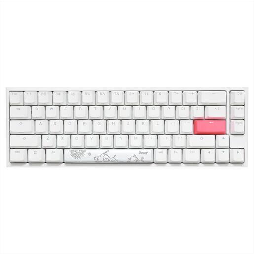 KEYBOARD MECHANICAL DUCKY ONE 2 SF RGB 65% PBT Double-shot keycaps Kailh BOX Red, Pure White DKON1967ST-KUSPDWWTR