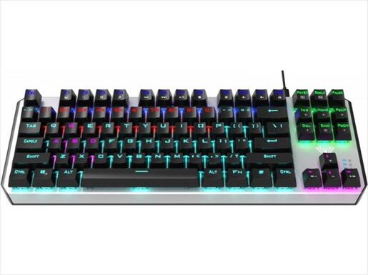 KEYBOARD MECHANICAL AULA AEGIS TKL RGB Iluminated LINEAR RED switch, 316535