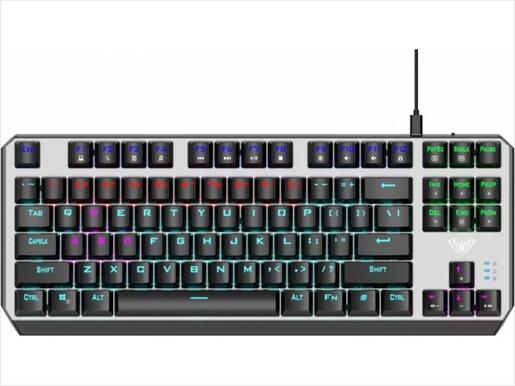 KEYBOARD MECHANICAL AULA AEGIS TKL RGB Iluminated LINEAR RED switch, 316535