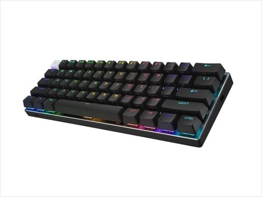 KEYBOARD WIRELESS LOGITECH PRO X 60 LIGHTSPEED RGB, 60%, Tactile GX Optical switch, Black, w/Bluetooth, 920-011911