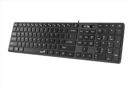 KEYBOARD WIRED USB GENIUS SLIM STAR 126