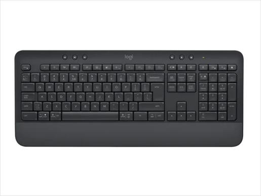 KEYBOARD WIRELESS LOGITECH K650 Logitech Bolt, w/Bluetooth, w/PalmRest, Graphite 920-010945