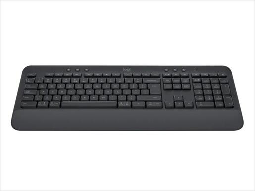 KEYBOARD WIRELESS LOGITECH K650 Logitech Bolt, w/Bluetooth, w/PalmRest, Graphite 920-010945