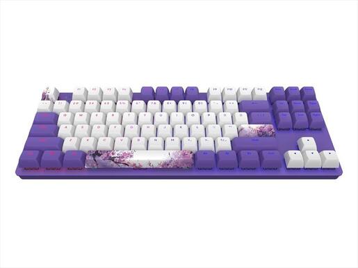 KEYBOARD MECHANICAL DARK PROJECT 87 VIOLET HORIZONS TKL RGB linear G3ms Sapphire switch ANSI layout