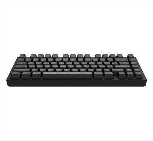 KEYBOARD MECHANICAL DARK PROJECT ALU81A TERRA NOSTRA BLACK HS RGB linear mechanical switches G3ms Moonstone- Pre-lubed, +4 switch, COILED CABLE ANSI layout