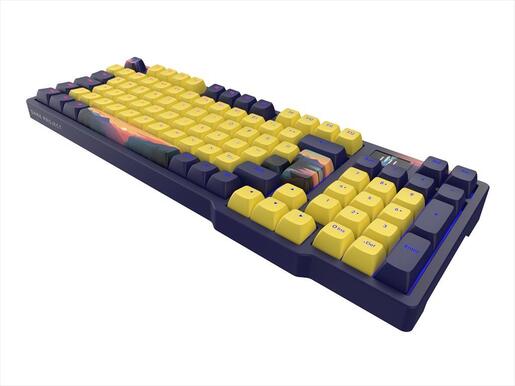 KEYBOARD MECHANICAL DARK PROJECT KD98A SUNSET 96% HS RGB linear mechanical switches G3ms Sapphire, +4 switch ANSI layout