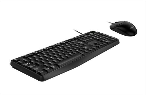 COMBO KEYBOARD AND MOUSE WIRED GENIUS KM-170 Black