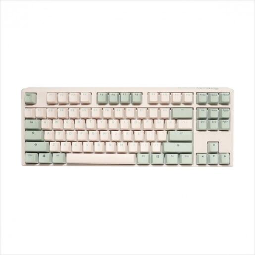 KEYBOARD MECHANICAL DUCKY ONE 3 TKL PBT Double-shot keycaps HOT-SWAPPABLE Cherry MX Blue, Matcha, DKON2187ST-CUSPDMAEGGC1