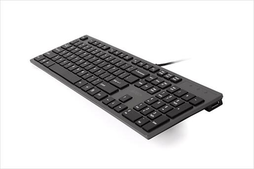 KEYBOARD WIRED USB A4TECH KV-300H Gray, LP Keys, 2 USB Port
