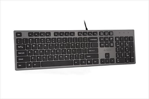 KEYBOARD WIRED USB A4TECH KV-300H Gray, LP Keys, 2 USB Port