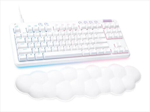 KEYBOARD MECHANICAL LOGITECH G713 TKL RGB GX TACTILE WHITE MIST, 920-010422