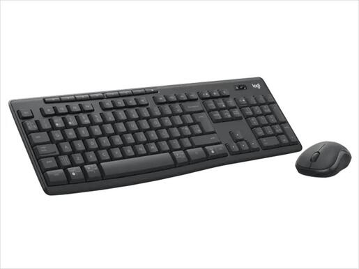 COMBO KEYBOARD AND MOUSE WIRELESS LOGITECH MK370 SILENT Graphite Bolt, (MAC compatible) w/Bluetooth, 920-012077
