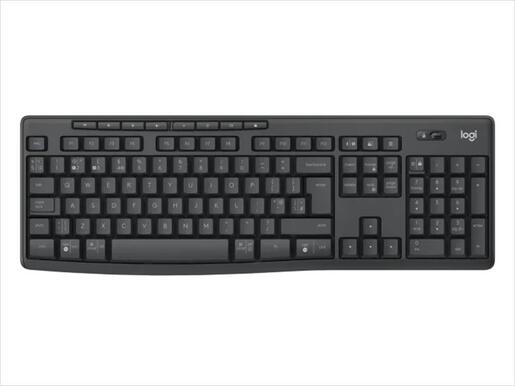 COMBO KEYBOARD AND MOUSE WIRELESS LOGITECH MK370 SILENT Graphite Bolt, (MAC compatible) w/Bluetooth, 920-012077