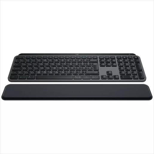 KEYBOARD WIRELESS LOGITECH MX KEYS S PLUS Graphite Bolt, w/Bluetooth, w/Palm rest 920-011589