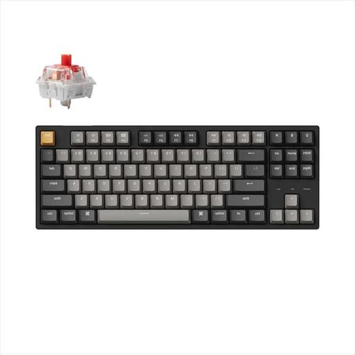 KEYBOARD MECHANICAL KEYCHRON C1 Pro QMK/VIA TKL RGB Keychron K PRO Red switch, C1P-L1