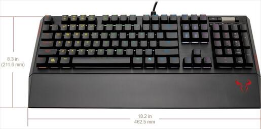 KEYBOARD MECHANICAL RIOTORO GHOSTWRITER PRISM RGB Cherry MX Brown KR700-XPBN