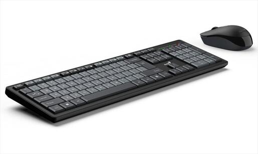 COMBO KEYBOARD AND MOUSE WIRELESS GENIUS KM-8200 Black/Gray