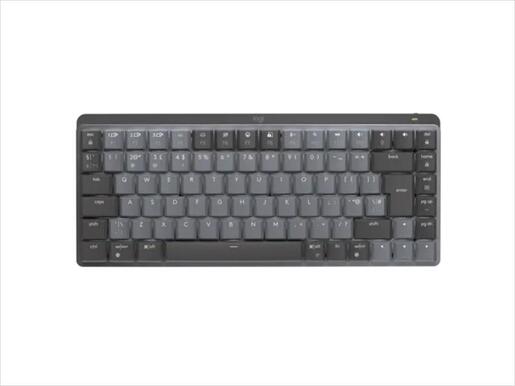KEYBOARD WIRELESS LOGITECH MX MECHANICAL MINI MINIMALISTIC TACTILE QUIET switch Graphite Logi Bolt, w/Bluetooth, 920-010780