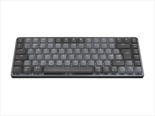 KEYBOARD WIRELESS LOGITECH MX MECHANICAL MINI MINIMALISTIC TACTILE QUIET switch Graphite Logi Bolt, w/Bluetooth, 920-010780