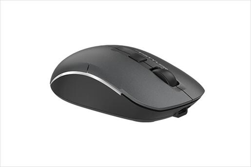 MOUSE WIRELESS USB A4TECH FSTYLER FB26CS Air2 Silent, w/Bluetooth (3 device), Smoky Grey