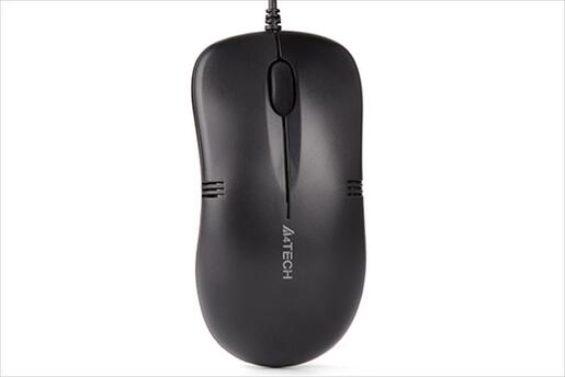 MOUSE WIRED USB A4TECH OP-560NU, Black