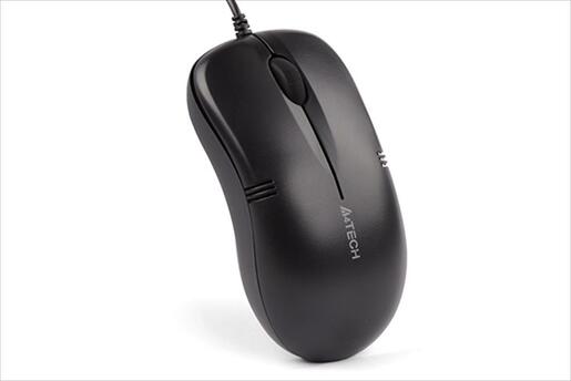 MOUSE WIRED USB A4TECH OP-560NU, Black